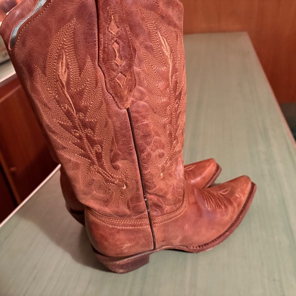 Womens Corral Retro C1928 Vintage Leather Western Cowboy Boots 7.5 M - Picture 3 of 10